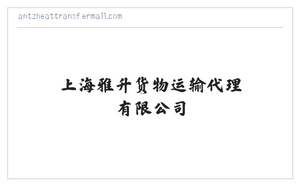 货物运输代理服务-上海雅升货物运输代理有限公司 缩略图